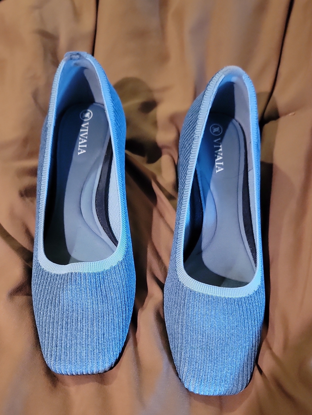 Vivaia Blue Heels